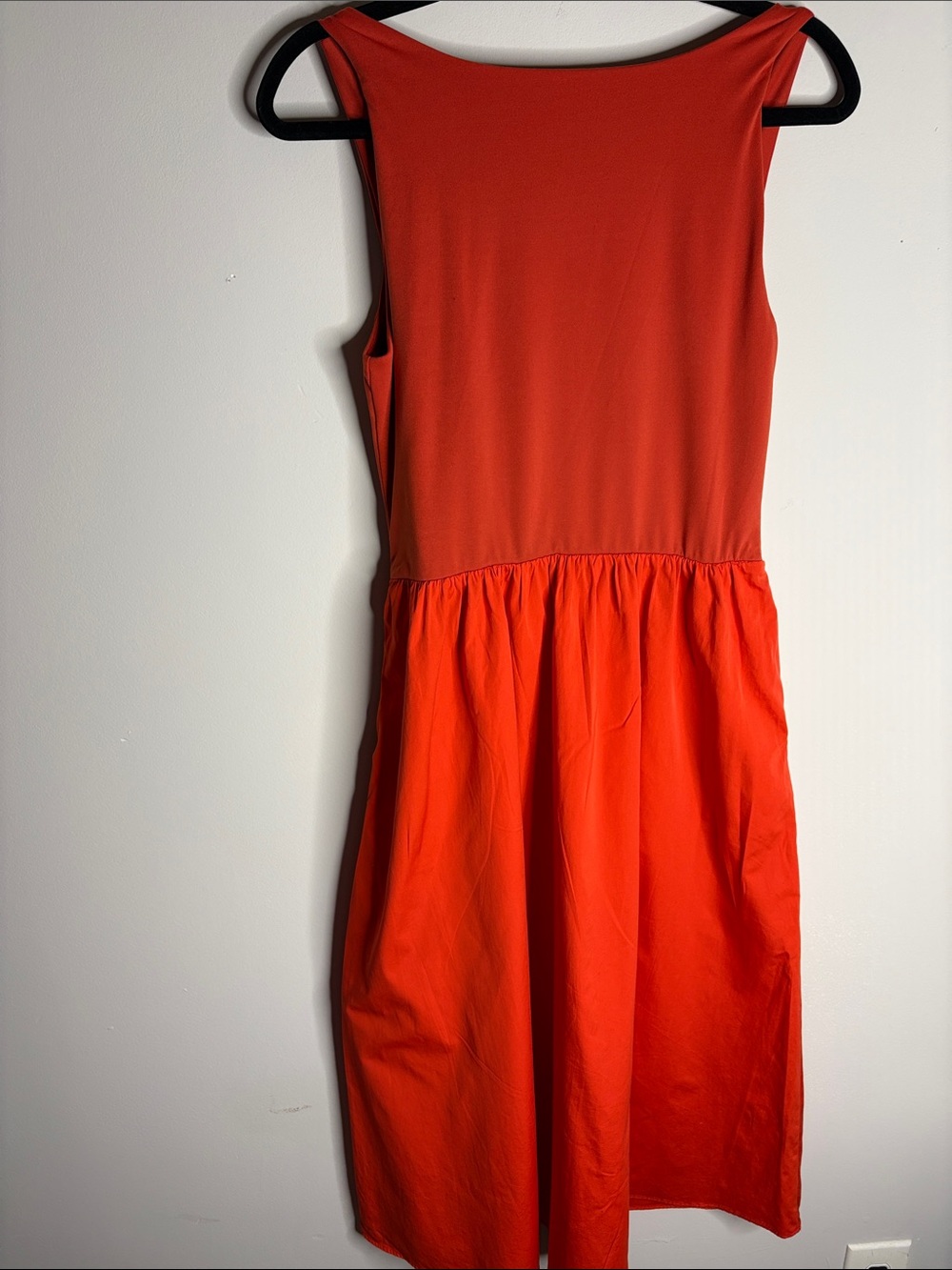 SPANX Bright Orange Sleeveless Midi Dress - Picture 6 of 6